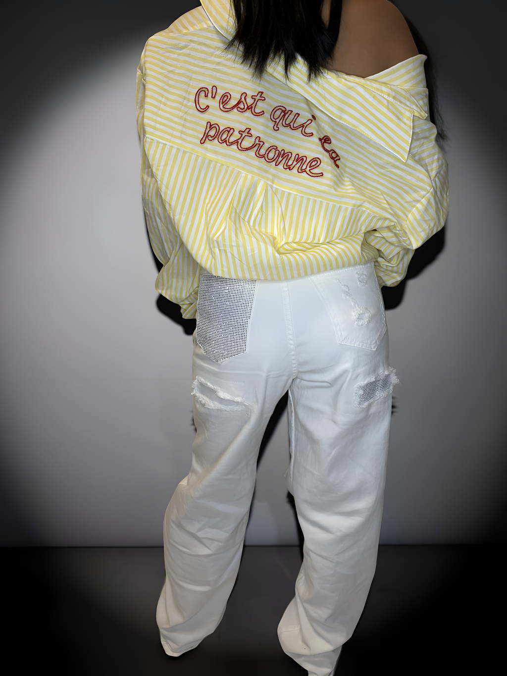 Jeans White Touch