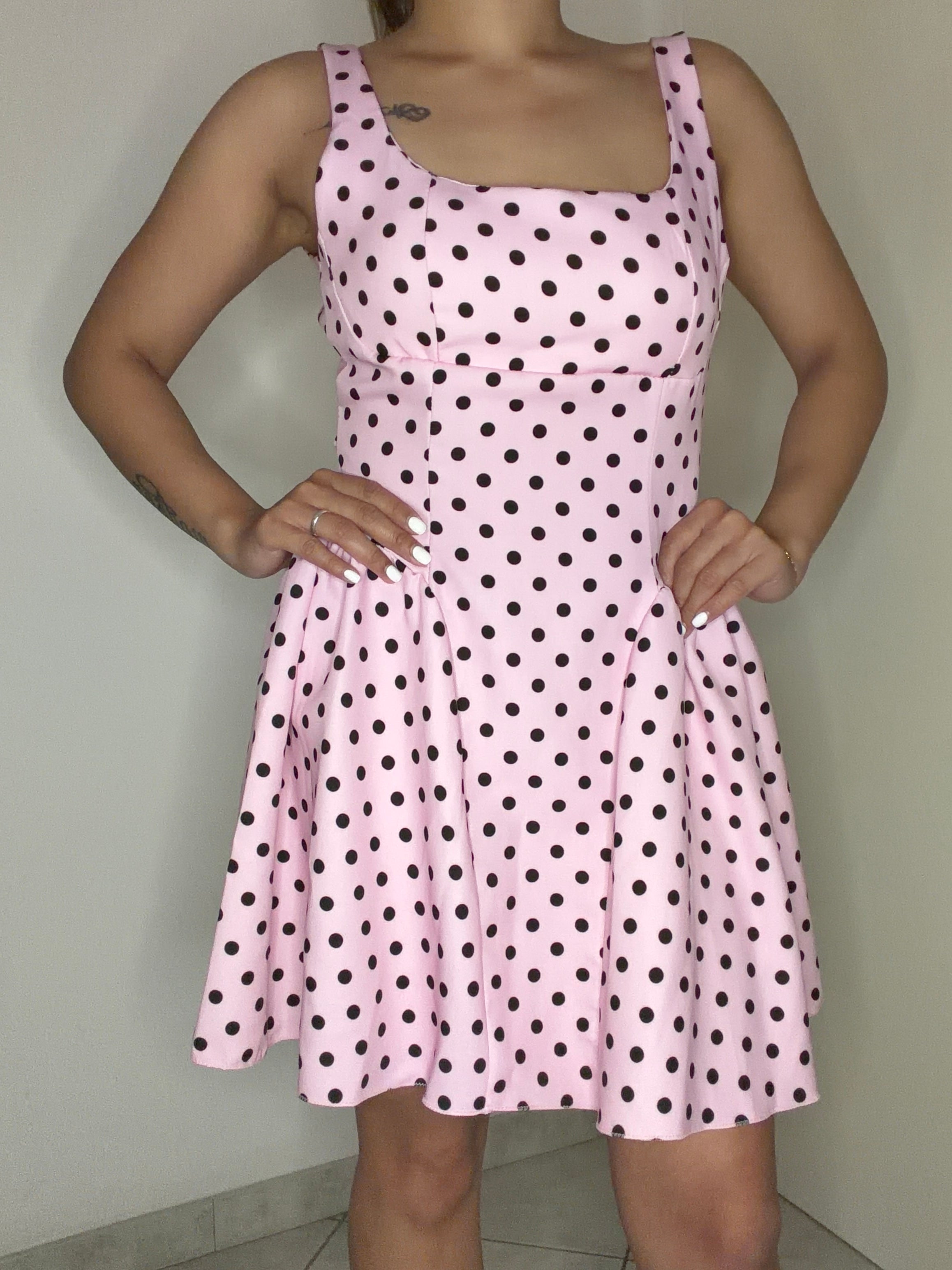Vestito Minnie a Pois