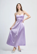 Abito Violet in raso