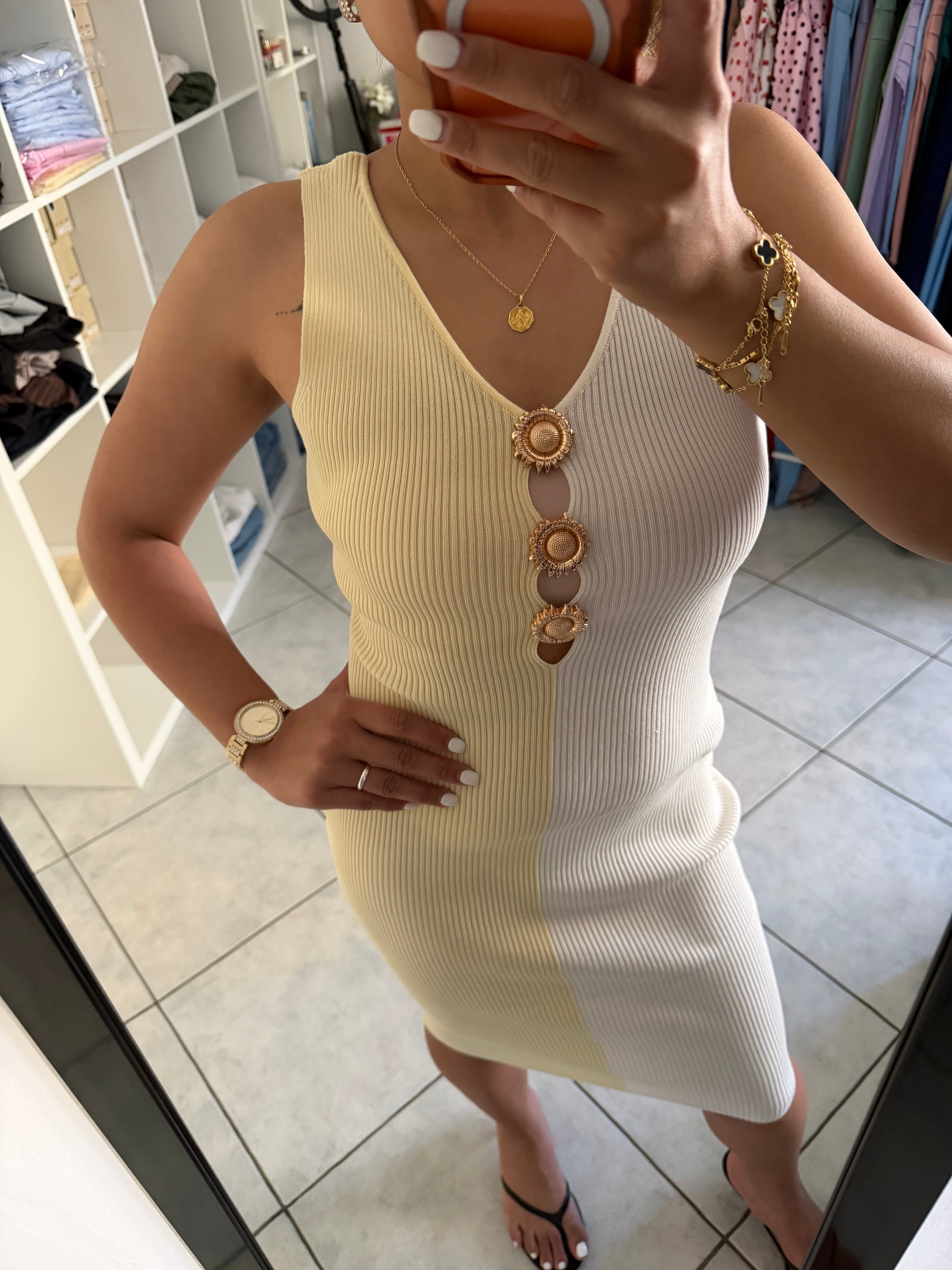 Vestito Duo Colour