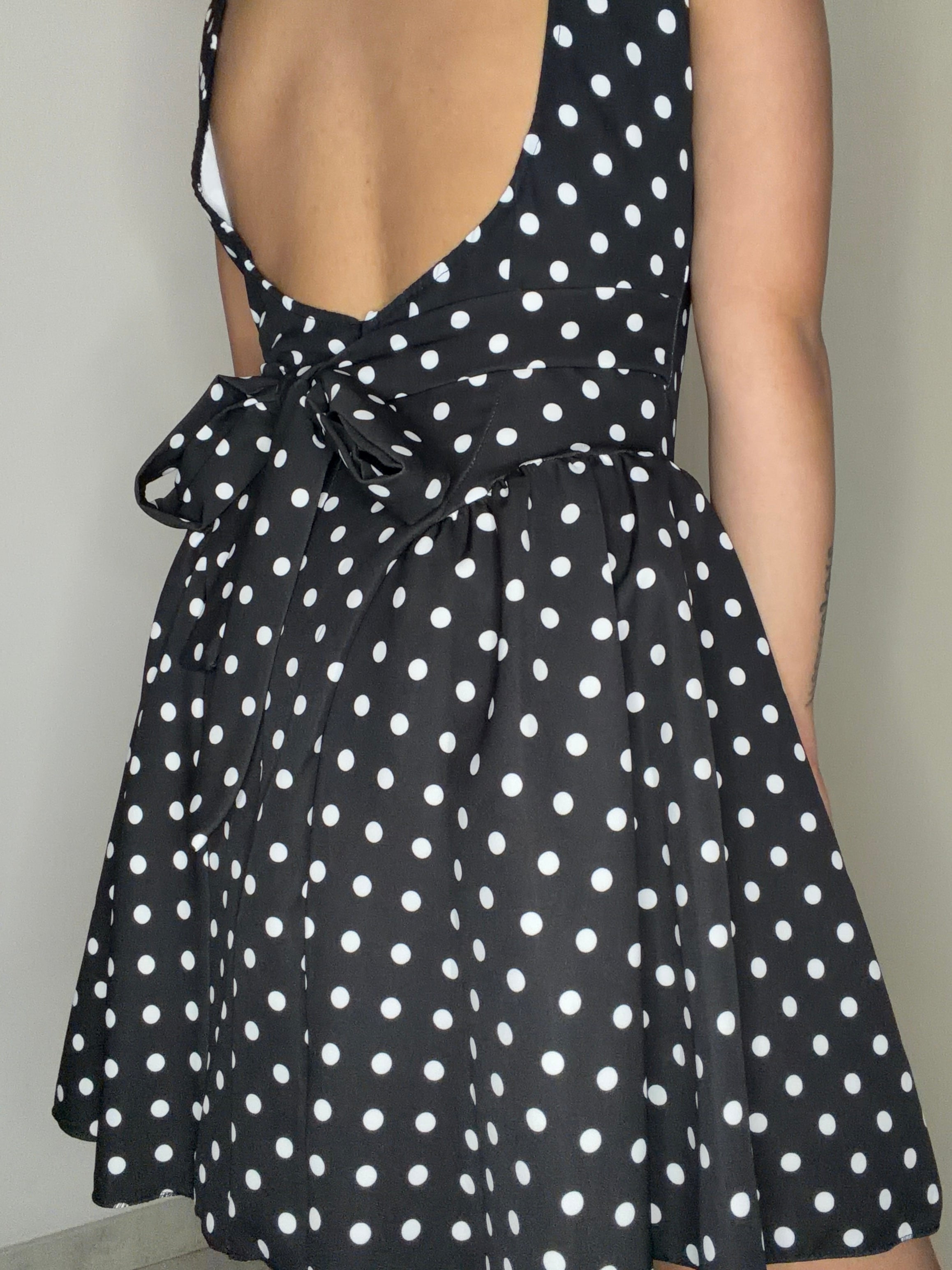 Vestito Minnie a Pois