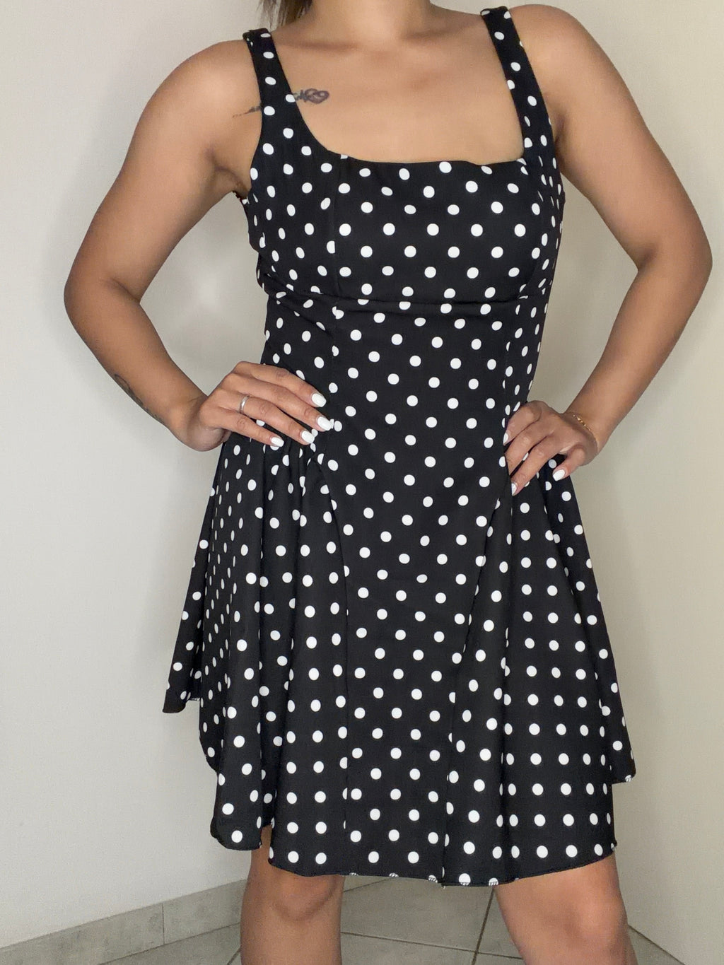 Vestito Minnie a Pois