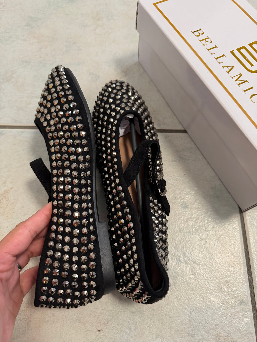 Ballerine con strass