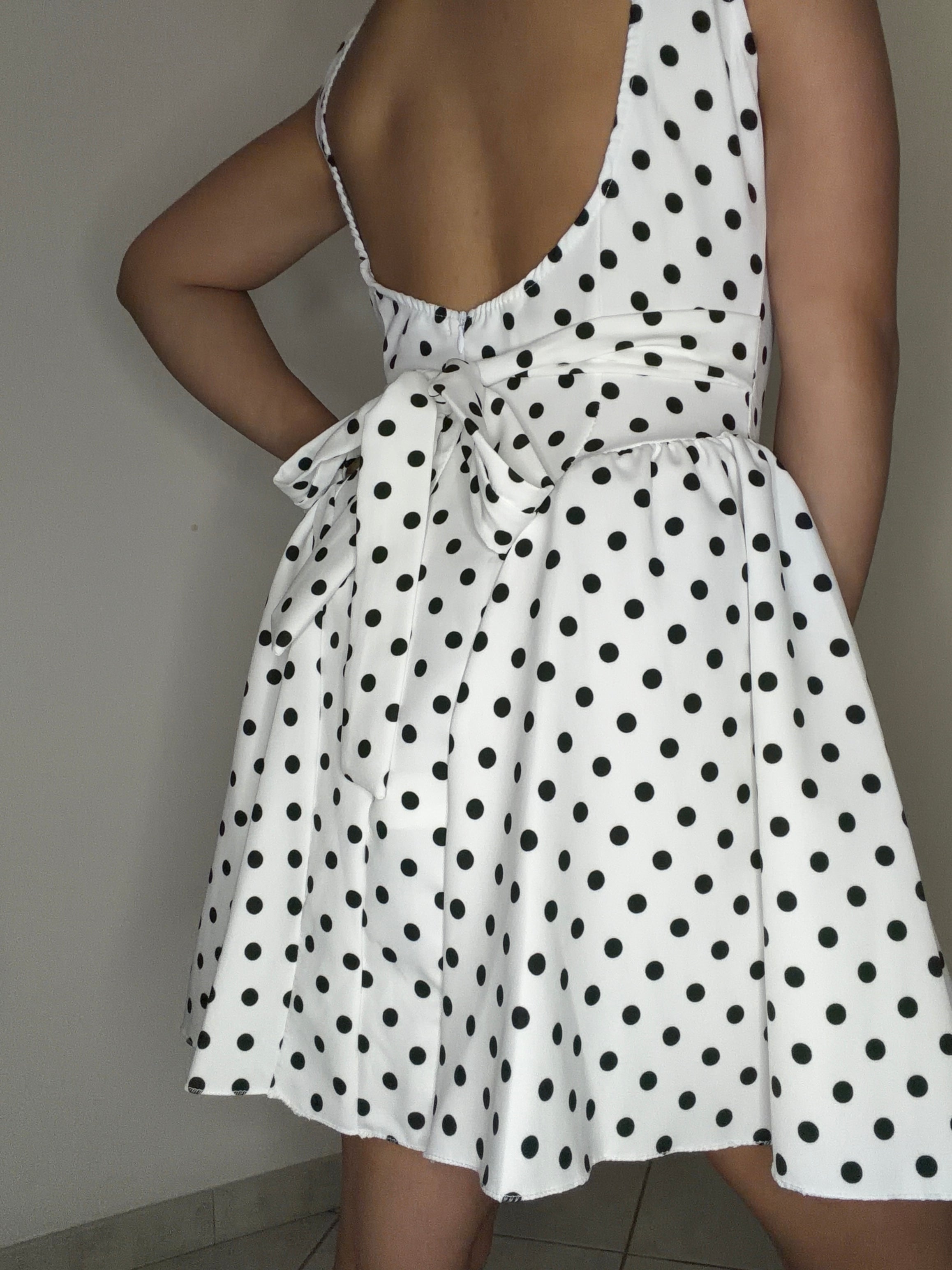 Vestito Minnie a Pois