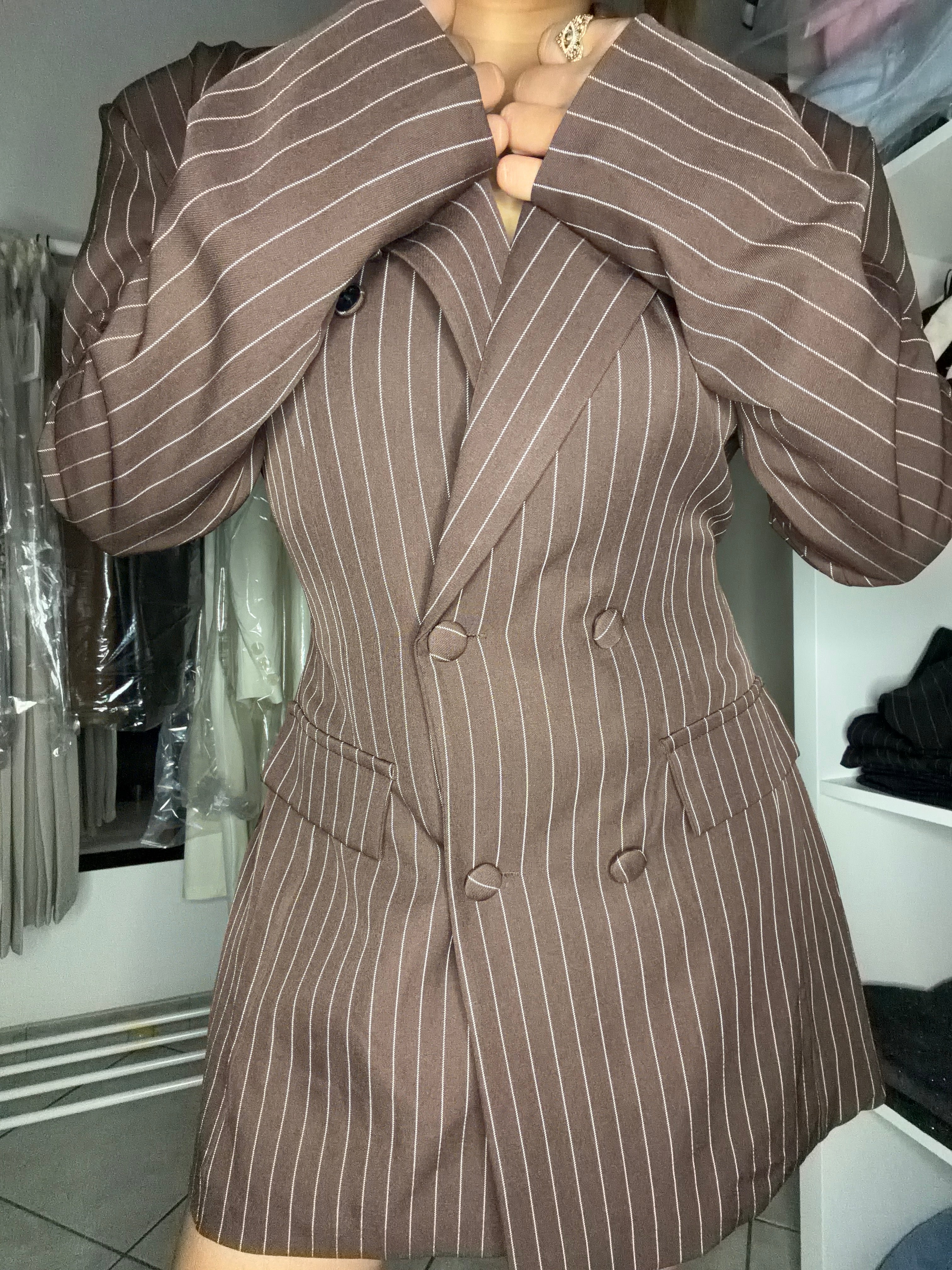 Blazer Dress Gessato